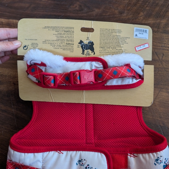 DisneyParks Disney Tails Christmas Mickey's Lodge Holiday Harness Large NWT - Picture 5 of 5